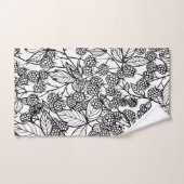 handgetekend frambozen bad handdoek (Handdoek)