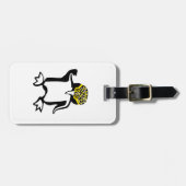 Handgetekend - Geel-ogige Pinguïn - Natuur - Bagagelabel (Voorkant horizontaal)