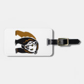 Handgetekend - Grizzly BEER- Wildlife - Natuur - Bagagelabel (Voorkant horizontaal)