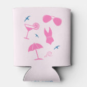 Handgetekend laatste toast bachelorette weekend blikjeskoeler (Achterkant)