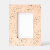 Handgetekend lederen patroon gegraveerde lijstjes (Voorkant)