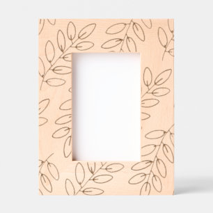 Handgetekend lederen patroon gegraveerde lijstjes