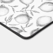 Handgetekend Lemon-patroon Bureaumat (Hoek)