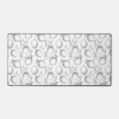 Handgetekend Lemon-patroon Bureaumat (Voorkant)