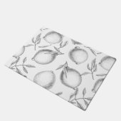 Handgetekend Lemon-patroon Deurmat (Schuin)