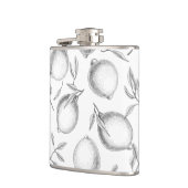 Handgetekend Lemon-patroon Heupfles (Links)