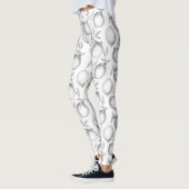 Handgetekend Lemon-patroon Leggings (Links)