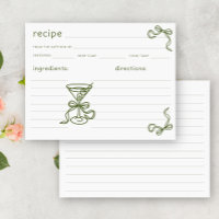 handgetekend martini bruidsrecept