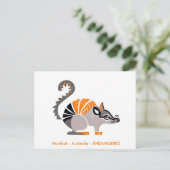 Handgetekend - NUMBAT - Marsupial - Australië Briefkaart (Staand voorkant)