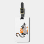 Handgetekend - NUMBAT - Wildlife - Marsupial Bagagelabel (Voorkant verticaal)