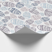 Handgetekend paaseipatroonverlooppapier cadeaupapier (Hoek)