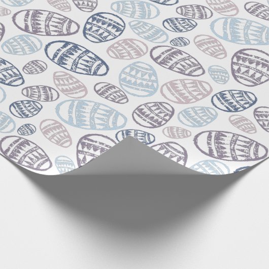 Handgetekend paaseipatroonverlooppapier cadeaupapier (Hoek)