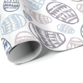 Handgetekend paaseipatroonverlooppapier cadeaupapier (Rol Hoek)