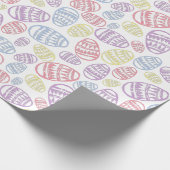 Handgetekend paaseipatroonverlooppapier cadeaupapier (Hoek)