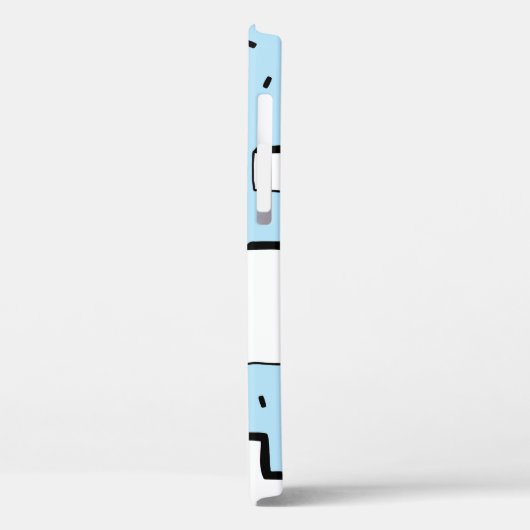 Handgetekend patroon met plusteken. Case-Mate iPhone case (Achterkant / Links)