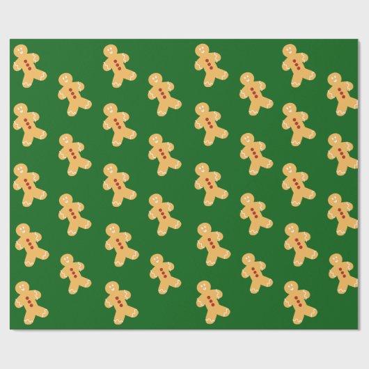 handgetekend peperkoek-pakpapier cadeaupapier (Vlak)