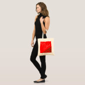 Handgetekend Prettig Kerstfeest Tote Bag (Voorkant (model))