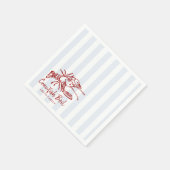 Handgetekend rivierkreeft kookfeest servet (Hoek)