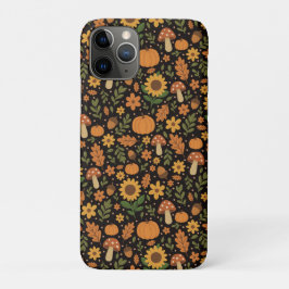 Handgetekend Rustiek Herfstpatroon Case-Mate iPhone Case