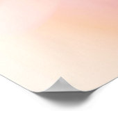 Handgetekend schilderij. Abstracte kunstachtergron Poster (Hoek)