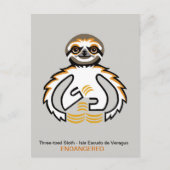 Handgetekend - SLOTH - Behoud - Natuur - Briefkaart (Voorkant)