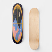 Handgetekend venster persoonlijk skateboard (Voorkant)