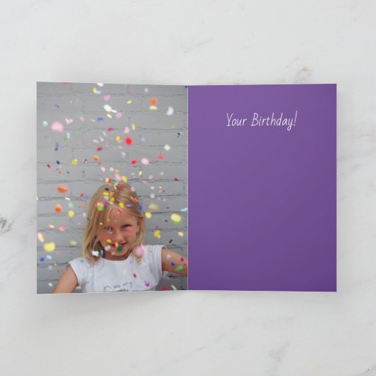 Handgetekend Zee Shell helder kleurrijk gedenkel Kaart (Binnen)