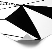 handgetekende abstracte geometrische achtergrond m poster (Hoek)