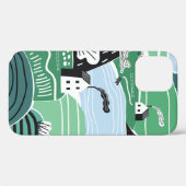 Handgetekende abstracte scandinavische afbeelding Case-Mate iPhone case (Achterkant (horizontaal))
