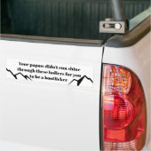 handgetekende Appalachian liberale linkse bumper Bumpersticker (Op Truck)