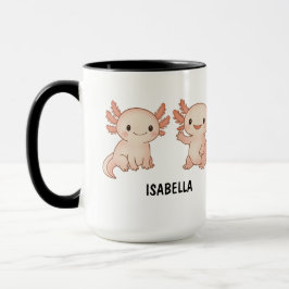 Handgetekende Axolotl Op Maat Gemaakt Mopje Mok