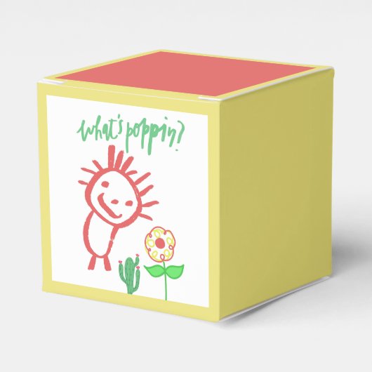 handgetekende baby  bedankdoosjes (Voorkant Zijde)