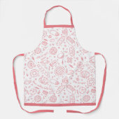 Handgetekende Bakkerij Patroon Challah Theme Schort (Voorkant)