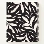 Handgetekende Bladeren Achter Naadloos Eenvoudig P Notitieboek (Achterkant)