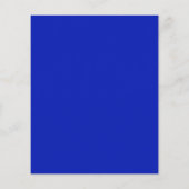 Handgetekende Blauwe golvende Rand Vrijgezellenfee (Achterkant)