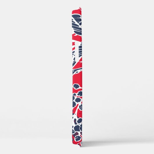  handgetekende bloemen, elegant dessin. Case-Mate iPhone case (Achterkant / Rechts)