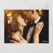 Handgetekende bloemen | Rustieke Bloemen Dank u Briefkaart (Achterkant)