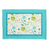 Handgetekende bloemenKussensloop Kussensloop (Voorkant-Links)