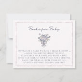 Handgetekende bloemetjes gestippelde lijsten boeke kaart (Voorkant)