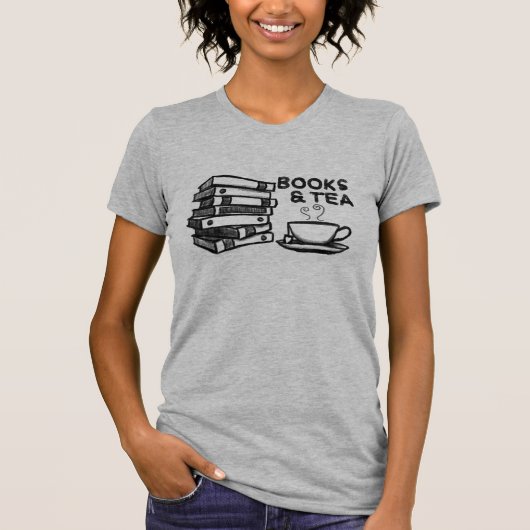 Handgetekende boeken en thee t-shirt (Voorkant)