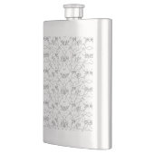 Handgetekende botanische roestvrijstalen ontwerp flacon (Links)