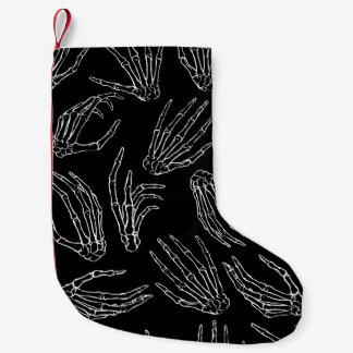 Handgetekende Botten, gravure stijl achtergrond. Kleine Kerstsok