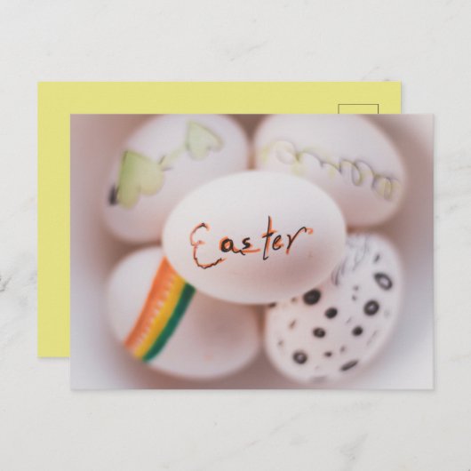 Handgetekende Briefkaarten Pasen (Voorkant / Achterkant)