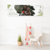 Handgetekende bruiloft spandoek (Insitu)