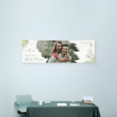 Handgetekende bruiloft spandoek (Beurs)