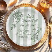 Handgetekende Bruiloftsfeest 'Terechtgekomen Van D Papieren Bordje