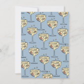 Handgetekende brunch en bubbelig Vrijgezellenfeest Kaart (Achterkant)