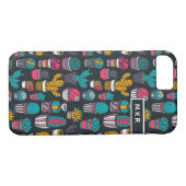 Handgetekende cactus in Schetsenstijlpatroon Case-Mate iPhone Case (Achterkant (Horizontaal))