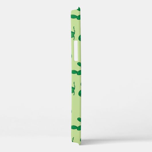 Handgetekende cactus: naadloos patroon. Case-Mate iPhone case (Achterkant / Rechts)