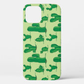 Handgetekende cactus: naadloos patroon. Case-Mate iPhone case (Achterkant)